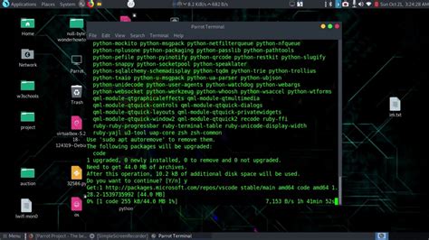 This may be Kali Linux or Ubuntu. . Parrot os update command